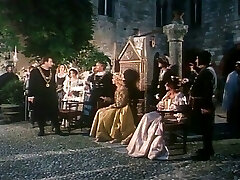 Plumbing a crimson haired maid in public