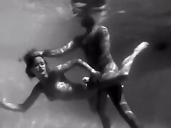sexo subacuático vintage
