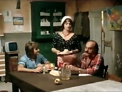 Molten blonde beauty kisses a handsome dude on the boat