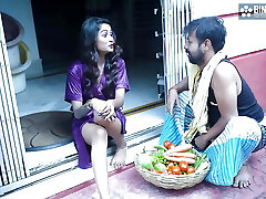 Young Torrid and Wonderful Newly Married Bhabhiji Fucked with Sabjiwala ( Hindi Audio )