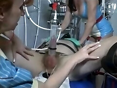 Wicked nurses in latex and their serf Wicked nurses in latex and their serf