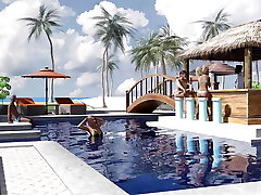 The adventurous couple #26 - Anne gave deric a inhale job while toying golf ... Johannes and Anne spend some time together