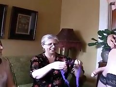 Two super-steamy grannies and ladyboy Two super-steamy grannies and ladyboy