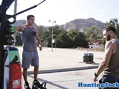 Ripped stud rimming and fucking jock Ripped stud rimming and fucking jock