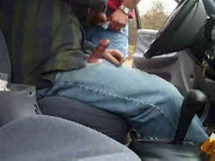 Cum On His Cock In The Car Cum On His Cock In The Car