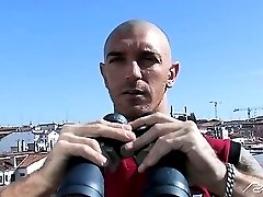 Peeping tom watches muscled hunks Damien and Alex fuck on Peeping tom watches muscled hunks Damien and Alex fuck on