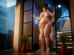Overwatch - Pregnant Mei Hip Sex (Animation with Sound)