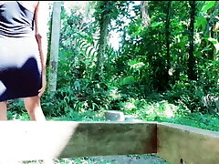 Indian Yong gal Fingering and Squirting Outdoors &ndash; very risky