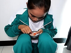 Squid Game parody with Thai first-timer teen