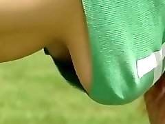 Erena Yanai wiggles massive tits in sports