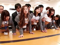 JAV huge group fucky-fucky office party in HD with Subtitles