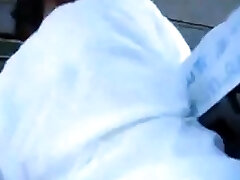 Weird dude and his asian girl on a bus having fuckfest Weird dude and his asian girl on a bus having fuckfest