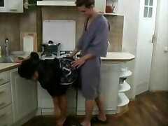Young boy and asian granny 5
