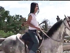 Topless Asian Teen Riding A Horse asian cumshots asian guzzle japanese chinese