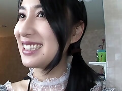 Hottest Japanese girl in Astounding Maid, HD JAV video