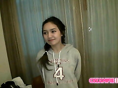 Spurts of jizz shoot into Thai girl by Japan guy