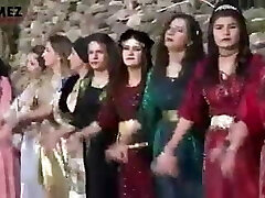 Kurdish dance of stellar Kurdish women in Kurdish clothes