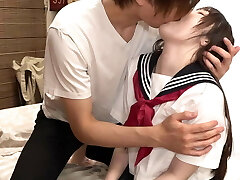 Amateur Schoolgirl Creampie (Revised) Lovable Schxxlgirl Uniform Humid Creampie - Fuck Corona during Summer Vacation! 