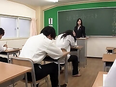 Nozomi Hazuki is a smoking torrid teacher every guy likes a bunch
