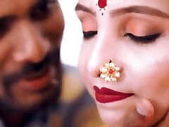 Newly married wife poked first night after marriage--- Romantic sex with wife