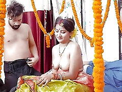 Cuckold wife part 02 Newly Married wife with Her Boy Friend Hardcore Fuck in front of Her Husband ( Hindi Audio )