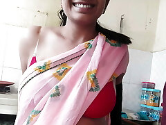 Priya Ko Kitchen me Khade-Khade Pela - Hindi Boinking While Making Dinner