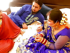 GRAND Drilling IN WEEDING NIGHTS WITH HIS WIFES SISTER