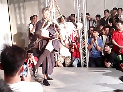 chinesische shibari-show