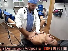 Physician Tampa Takes Aria Nicole'_s Chastity While She Gets Sapphic Conversion Therapy From Nurses Channy Crossfire &_ Genesis! Full Movie At CaptiveClinicCom!