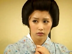 Geisha gimp gets punished Geisha gimp gets punished