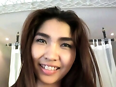 Big boob Tittiporn sucks a rock hard cock