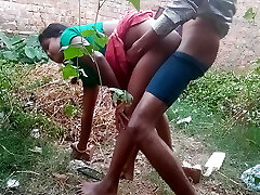 Indian desi real fuck-a-thon in outdoor forest Desi hot bhabhi gets fucked by her bf
