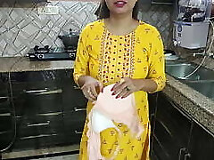 Desi bhabhi was washing dishes in kitchen then her stepbro in law came and said bhabhi aapka chut chahiye kya dogi hindi audio