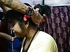 Fard face fuck my sis and cum in mouth in Hindi