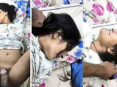 Cute girl get dominated by monster cock . utter