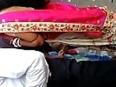 tamil hot aunty in queue with full boobs and navel