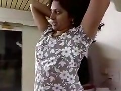 Desi Indian Aunty with Boss In his Plane