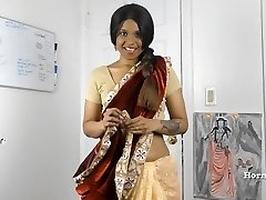 HornySouth Indian stepsister in law roleplay in Tamil with slaves