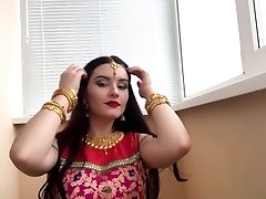 Indian Desi Bhabhi Alyssa Quinn Gets Plow & Swallows Yam-sized Jizm(Hindi Audio)
