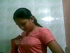 Village aunty recording herself for hubby