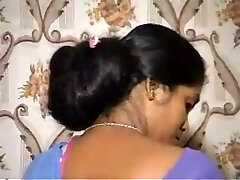Floor length Indian hair wash by spouse