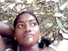Tamil hot aunty outdoor boobs pressed and fingered 