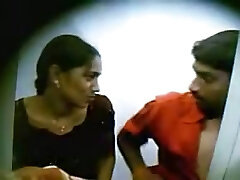 Panjabi couple fucks in standing position on hidden webcam