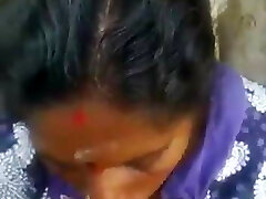 Tamil Mature old Mom blowing her sons acquaintance - Cum in mouth