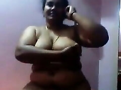 Indian Plus-size Showing Off Her Body