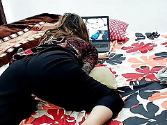 INDIAN COLLEGE GIRL HAS AN Climax WHILE WATCHING HER OWN DESI Porn MOVIE ON LAPTOP