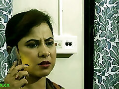 Amazing Sex with Indian hard-core super hot Bhabhi at home! Hindi audio