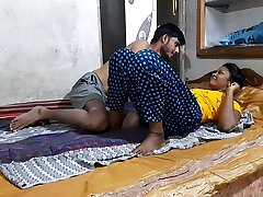 18 Year Old Indian Tamil Couple Fucking With Horny Skinny Sex Guru Giving Love To Girlfriend