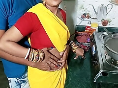 Indian Desi Teen Maid Girl Has Hard Sex In Kitchen – Fire Couple Sex Flick
