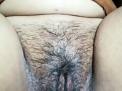 Indian Bitch with big white pussy cums